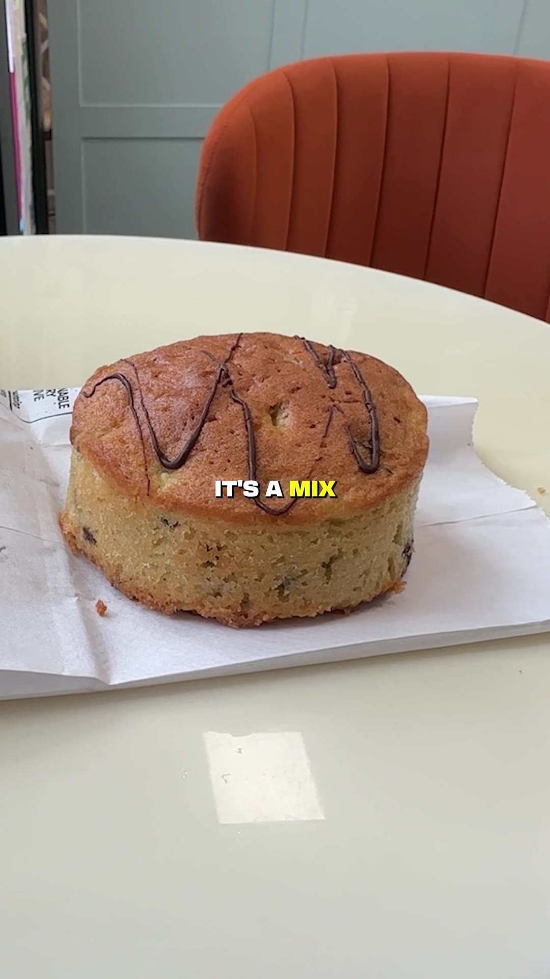 Still frame from a local bakery business feature video
